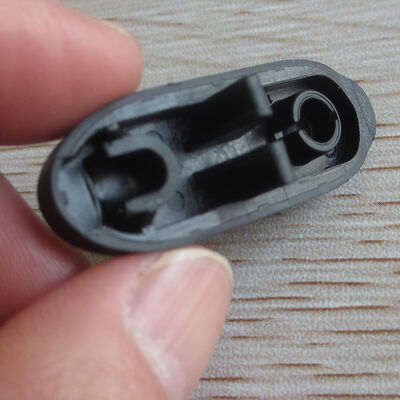Custom Dual Shot Injection Molding, Electronic buttons, PC+TPE , durable, texture surface, black matt color,